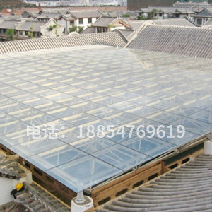 丽江采光顶网架