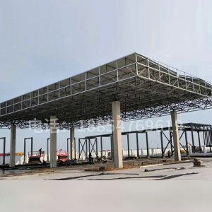 沧州黄骅港发油棚网架