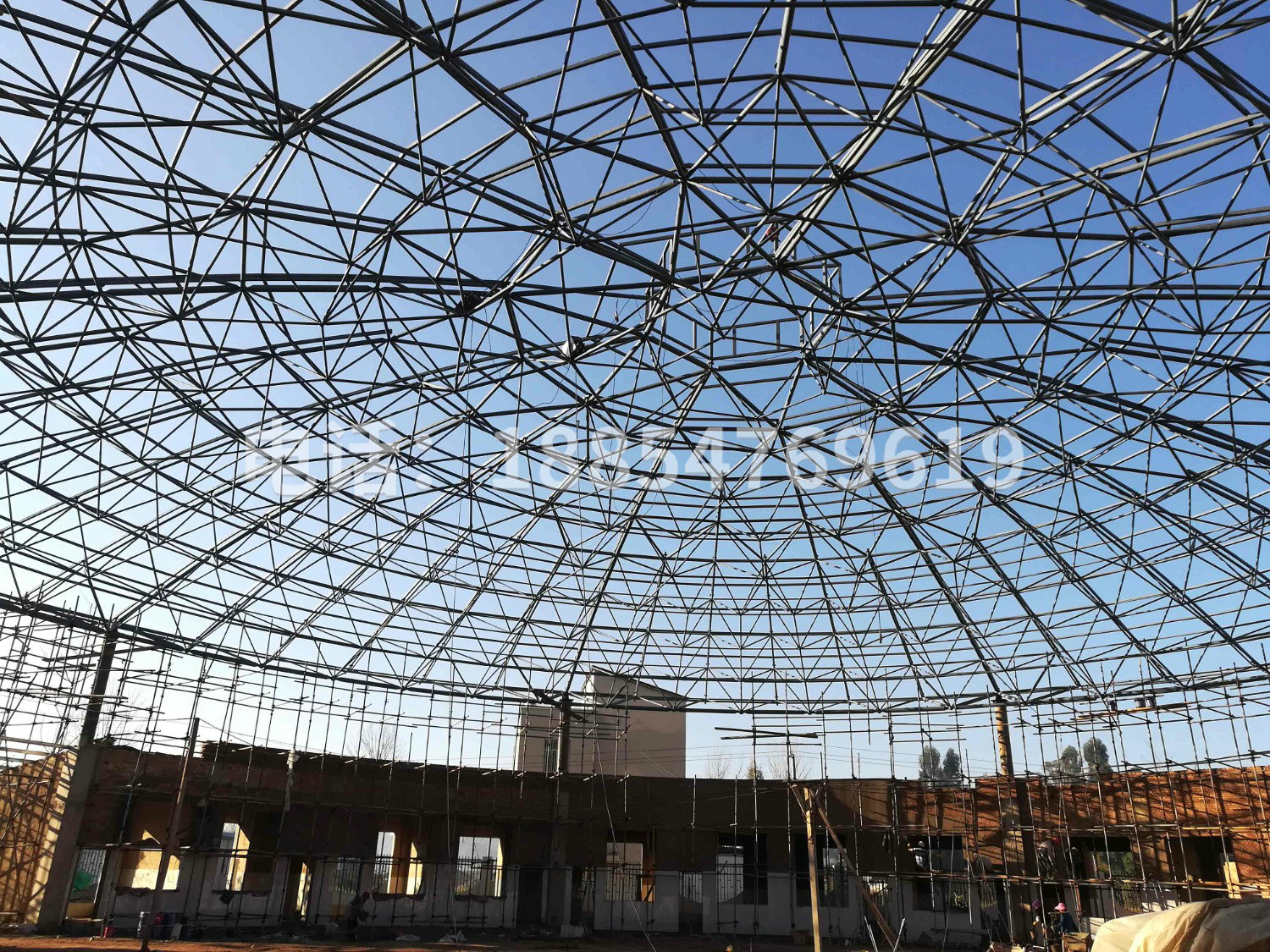 螺栓球网架施工