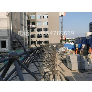 临泰高级中学9#大门及看台网架项目特点分析