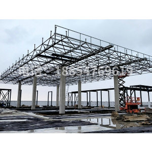 黄骅港综合港区船舶燃料油码头工程发油棚网架工程项目特点分析