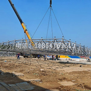 滨州科技职业学院校区项目报告厅网架工程特点分析